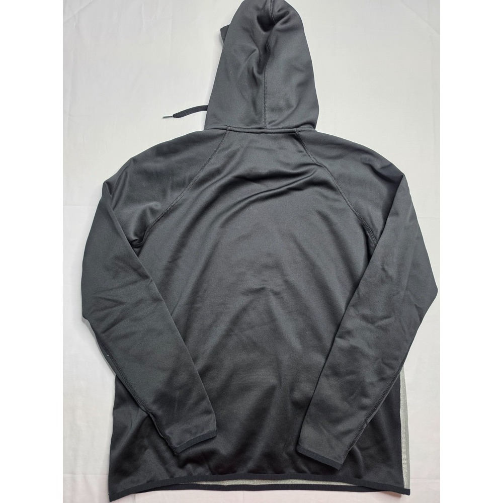 Nike Dri Fit San Francisco Giants Baseball Hoodie Men L Gray Black Raglan Sleeve - Picture 2 of 7
